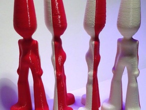 gree 2 couleurs de split sculptures 3d print model - Mito3D