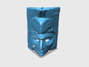 belize máscara scans e réplicas 3d print model - Mito3D