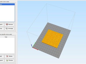 1 3d labirent bulmaca yaratıcısı simplify3d 3d print model - Mito3D