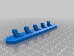 vertical hanger household supplies 3d print model - Mito3D