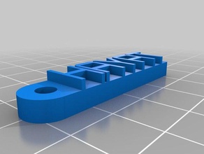 hayat key chain organization customized 3d print model - Mito3D