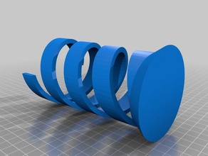 double helix pen holder office equipment pencil 3d print model - Mito3D