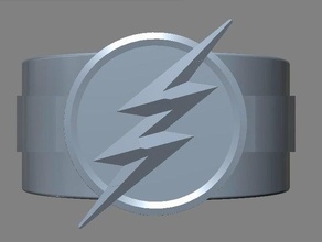flash costume ring props arrow cw superhero 3d print model - Mito3D