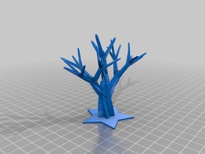 meu personalizados árvore star129a modelos personalizado 3d print model - Mito3D