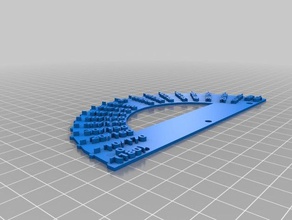 simple protractor math 3d print model - Mito3D
