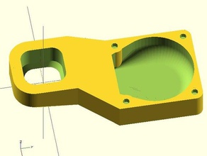 mendel90 square nozzle fanduct 3d printer parts fan mount 3d print model - Mito3D