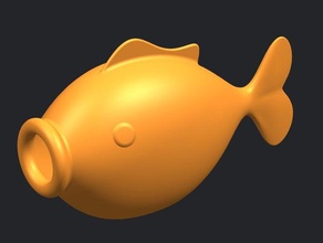 yolkfish animali 3d print model - Mito3D