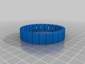 spelling bee trous les bracelets personnalisé 3d print model - Mito3D