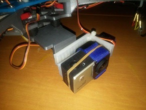 crossfire de amortecimento vibrações bateria bandejas micro servo cardan r c veículos 9g a anti vibração câmera 2 gimgal 3d print model - Mito3D