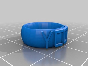 my customized ring band creation script - 15 rings 3d print model - Mito3D