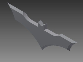 batarang dark knight sahne bat batman ninja atma k yıldız 3d print model - Mito3D