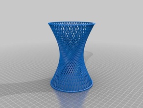 twisted mesh basket containers customized 3d print model - Mito3D
