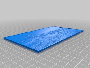 rochelle lithopane 2d sanat özelleştirilmiş 3d print model - Mito3D