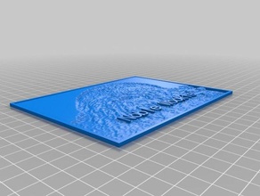 asil koca ayak 2d sanat özelleştirilmiş 3d print model - Mito3D