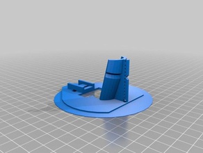 robot kalemlik çizim Robotik gondol makerblock openscad polargraph polargraphsd bölümü 3d print model - Mito3D