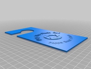 poppa bear's room signs & logos customized 3d print model - Mito3D
