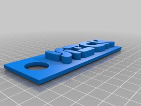 key chain ns 3d printing 3d print model - Mito3D