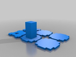 cube puzzle v1 mechanical toys 3d print model - Mito3D