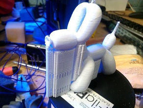 skunk dog 3d printing tests filaflex 3d print model - Mito3D