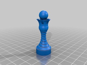 kraliçe 3d baskı satranç warwick fikir studio 3d print model - Mito3D