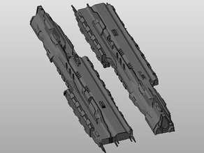 eve online caldari corazzata rokh classe i veicoli amarr battleship eva minmatar astronave 3d print model - Mito3D