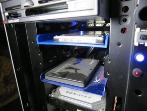 25 à 35 hdd adaptateur de support l'électronique l'adaptateur disque lecteur dur hhd pouces pc ssd 3d print model - Mito3D