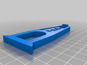 cerniera tab moda ykk 3d print model - Mito3D