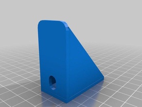 my customized shelf drawer bracket replacement parts 3d print model - Mito3D