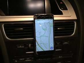 iphone 6 dock da montagem do gps carro, etc automotivo berço titular para o monte 3d print model - Mito3D