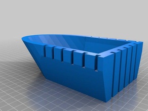 tekne fischertechnik uyumlu mekanik oyuncaklar gemi 3d print model - Mito3D