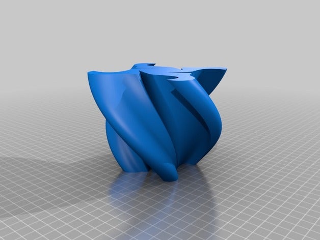 ninja star vase 3 3D print model - Mito3D