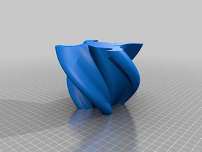 ninja-Stern, vase 3 3d print model - Mito3D