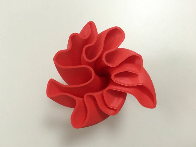 una linea di schizzo vaso 3D print model - Mito3D
