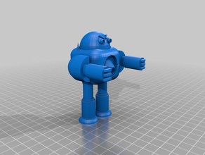 angry robot La impresión en 3d 3d print model - Mito3D