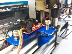 mendelmax 2 z opto enstop fein einstellbar 3d-Drucker Teile anpassen Endabschalter Halter mendelmax2 mendel max mm2 optoendstop 3d print model - Mito3D