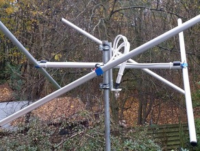 2 metre lindenblad anten elektronik aa2tx amsat anthony monteiro amatör radyo uydu 3d print model - Mito3D