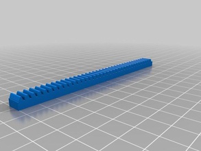 meine angepasste lego Zahnstange Bau Spielzeug 3d print model - Mito3D