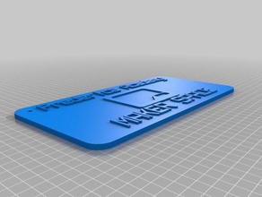 frederica academy maker space sign 2 signs & logos customized 3d print model - Mito3D