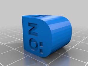 2 seitiger w rfel Würfel 3d print model - Mito3D