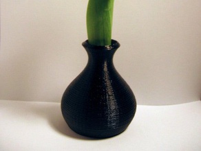 rounded vase flask other 3d print model - Mito3D