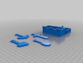 attrezzi minecraft 3d baskı 3d print model - Mito3D