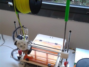 printrbot spool holder 3d printer accessories filament 3d print model - Mito3D