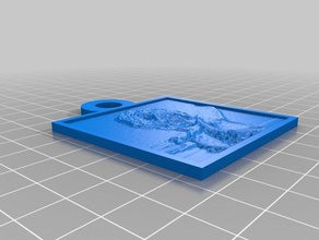 kate lithopane small 2d art customized 3d print model - Mito3D