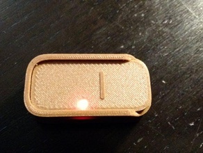 lightblue bean case electronics arduino box lid sainsmart wood slider li 3d print model - Mito3D