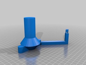 just make printrbot spool holder 3d printer accessories customized simple metal 3d print model - Mito3D