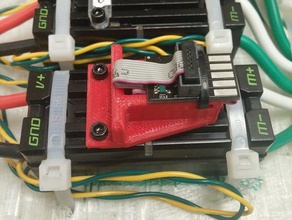 frc talon srx ribbon cable breakout board holder robotics first 3d print model - Mito3D