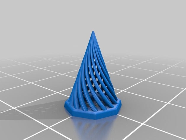 spirale v2 Dekor circolare cool Spirale 3D print model - Mito3D