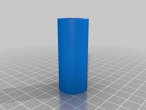 mon personnalisés tube de la pac 2 pièces personnalisé 3d print model - Mito3D