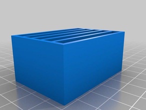 compact flash card holder 5 slot i contenitori su misura 3d print model - Mito3D