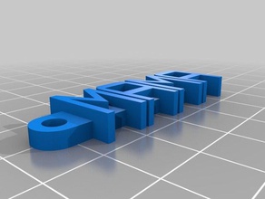 mama organização personalizado 3d print model - Mito3D